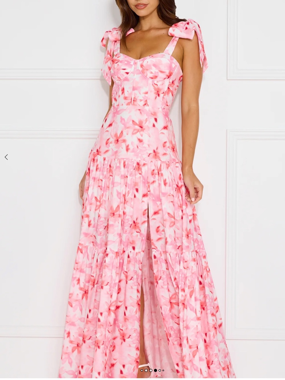 NWT Hello Molly FLIRTY DREAMS MAXI DRESS PINK Size 10